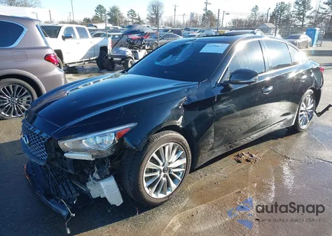 2021 Infiniti Q50 Luxe from USA, damaged, VIN JN1EV7BP6MM705056